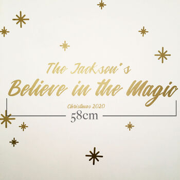 Believe In The Magic Wall Sticker, 2 of 2