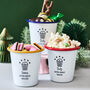 Personalised Coloured Enamel Snack Pot For Him, thumbnail 2 of 3