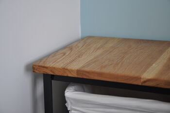 Handcrafted Oak Bedside Cabinets, 5 of 7