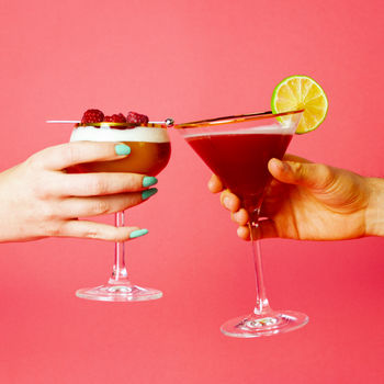 Cosmopolitan And French Martini Cocktail Set, 4 of 6