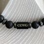 Men's Arsenal Coyg Lava Rock Bracelet, thumbnail 2 of 5