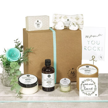 Mum To Be Gift Pamper Hamper Pregnancy Aqua | Journal, 4 of 5