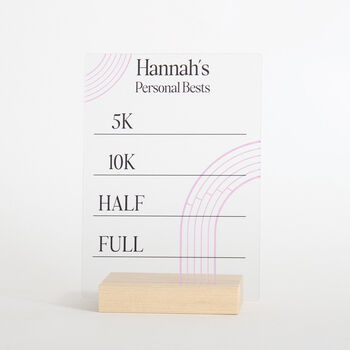 Personalised Running Personal Best Sign, 9 of 9