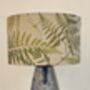 40cm Recycled Glass Palm Lamp Neutral Grey, thumbnail 3 of 3