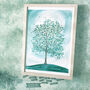 Green Family Tree Print To Finish At Home, thumbnail 5 of 6