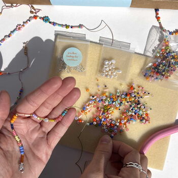 Make Beaded Necklaces With Freshwater Pearls Kit, 2 of 12