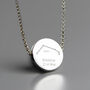 Personalised Aries Zodiac Star Sign Silver Tone Necklace, thumbnail 4 of 10