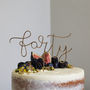 Forty Wire Birthday Cake Topper, thumbnail 5 of 7