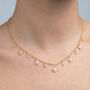 Kinmokusei 18 K Gold Plated Floral Necklace, thumbnail 4 of 5