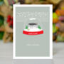 Shakespeare's Globe Theatre, Snow Globe, London Christmas Pun Card, thumbnail 5 of 8