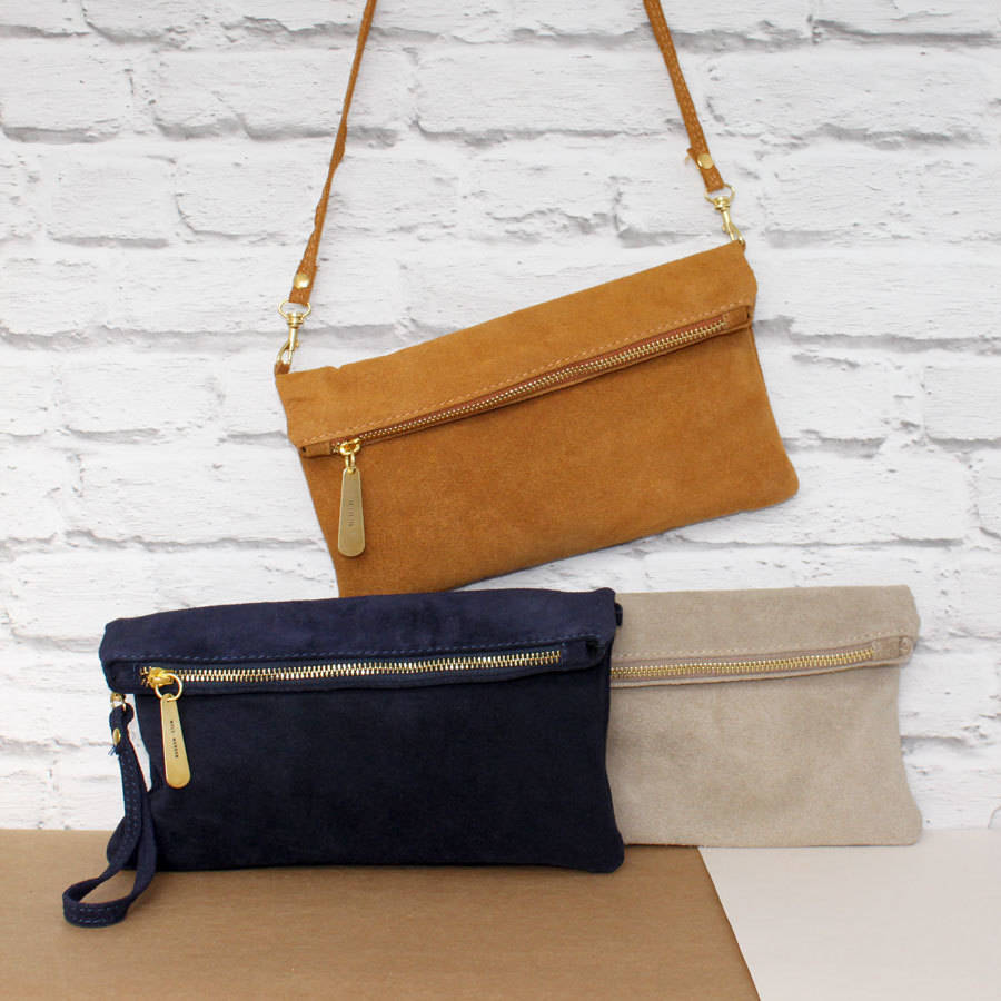Suede Clutch Bag – A2Z UK Fashion