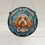 Cockapoo Golden Memorial Suncatcher, thumbnail 1 of 6