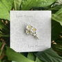 Narcissus White Daffodil Bouquet Flower Brooch, thumbnail 3 of 4