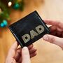Dad Fathers Day Leather Card Holder, thumbnail 3 of 7