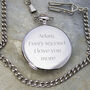 Personalised Pocket Watch, thumbnail 1 of 8