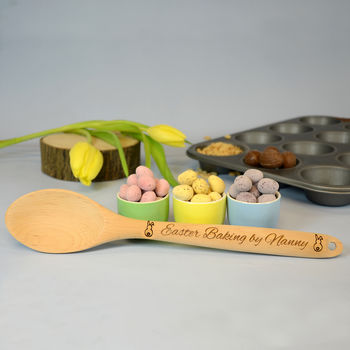 Personalised Wooden Spoon 'Easter', 3 of 3
