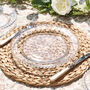 Bella Perle Glass Beaded Dinner Plates, thumbnail 1 of 5