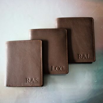Luxury Leather Billfold Wallet, 5 of 7