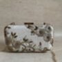 Off White Rectangular Handcrafted Clutch Bag, thumbnail 3 of 8