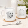 Funny Labrador Dog Illustration Mug, thumbnail 1 of 7