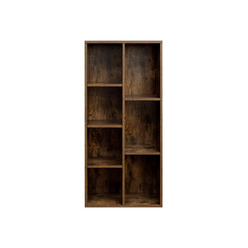 Bookcase Cube Storage Unit Shelf Brown Wooden, 4 of 8