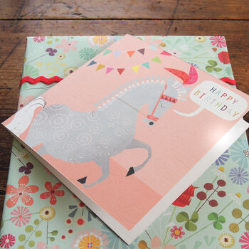 Happy Birthday Horse Card By Kali Stileman Publishing