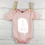 Personalised 'Hi I'm…' Babygrow, thumbnail 4 of 10