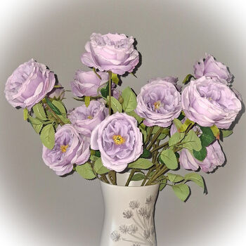 Faux Flowers Stems David Austin Roses, 2 of 2