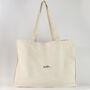 Wave Embroidered Beach Bag, thumbnail 6 of 8