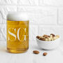Monogrammed Can Glass, thumbnail 1 of 6