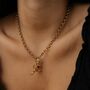 Angel Cherub Pendant Necklace Garnet, thumbnail 4 of 11