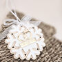 Personalised First Christmas Married Tree Decoration, thumbnail 3 of 4