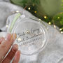 Personalised New Home Christmas Bauble, thumbnail 2 of 5