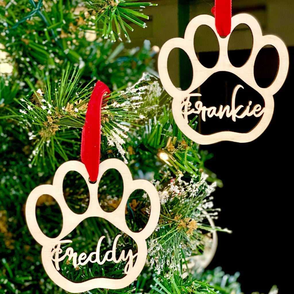 Personalised Pet Bauble For Your Cat Or Dog, 1 of 4