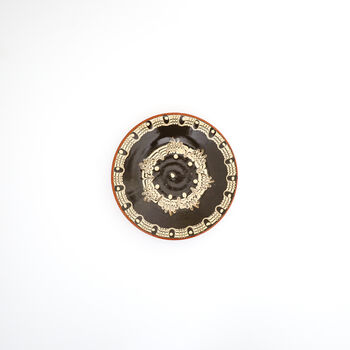 Troyan Ceramic Side Plate In Coffee Colour, 4 of 8