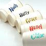Paper Cups With Names Personalised Kids Birthday Party Drinkware, thumbnail 1 of 12