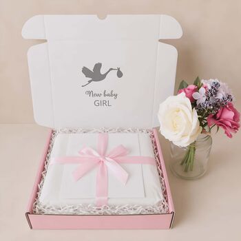 Newborn Baby Girl Unicorn Gift Set – Sleepsuit And Hat, 2 of 8