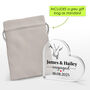 Personalised Engaged Acrylic Heart Plaque With Dates, thumbnail 11 of 12