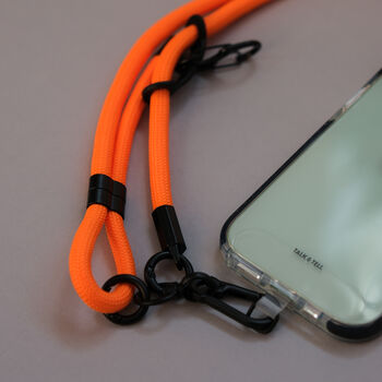 Orange Phone Strap Universal Crossbody Rope Lanyard, 4 of 4