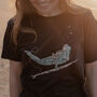 Womens 'Soul Surfer' Black T Shirt, thumbnail 3 of 5