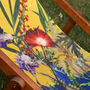 Exciting Bright Tropical Yellow Summer Lounge Chair, thumbnail 4 of 9