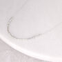 Sterling Silver 'Strong Woman' Morse Code Necklace, thumbnail 4 of 9