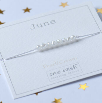 July Birthstone Adjustable Birthday Bracelet, 2 of 12