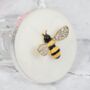 Cut Glass Silver Plated Bumble Bee Trinket Box, thumbnail 2 of 4