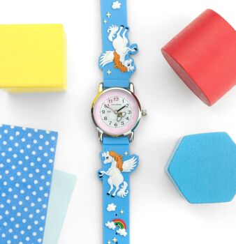 Personalised Childs Unicorn Design Watch, 3 of 5