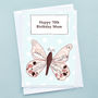'Butterfly' Personalised Birthday Card, thumbnail 1 of 4