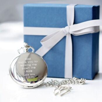 Personalised Dual Opening Pocket Watch, 11 of 12