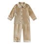 Personalised Embroidered Kids/ Baby Pyjamas In Velvet, thumbnail 4 of 7