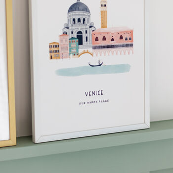 Personalised Venice City Print, 2 of 9