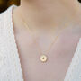 Personalised 9ct Gold Spinner Necklace, thumbnail 2 of 5